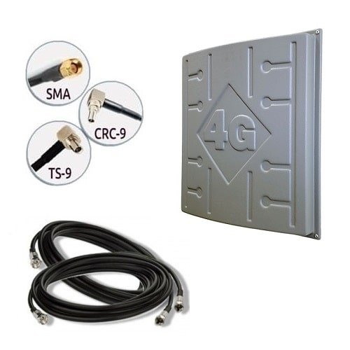 Комплект 4G MIMO RunBit 2x18 dBi 1700-2700 МГц-1