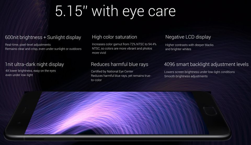 Xiaomi Mi 6 відсікається синє світло
